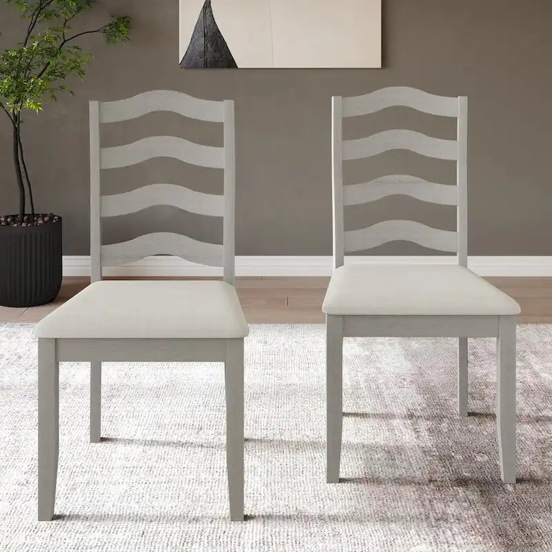 Chaises de salle à manger en bois CraftPorch Sophistique (lot de 2) - Non disponible