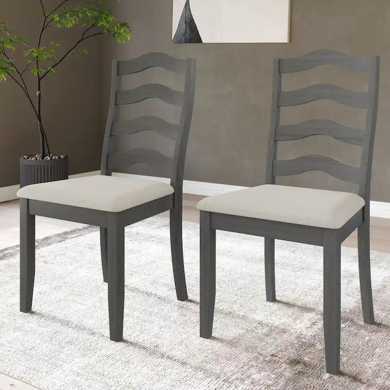 Chaises de salle à manger en bois CraftPorch Sophistique (lot de 2) - Non disponible