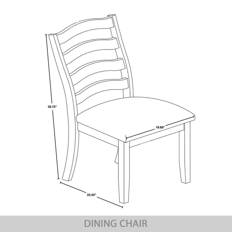 Chaises de salle à manger en bois CraftPorch Sophistique (lot de 2) - Non disponible