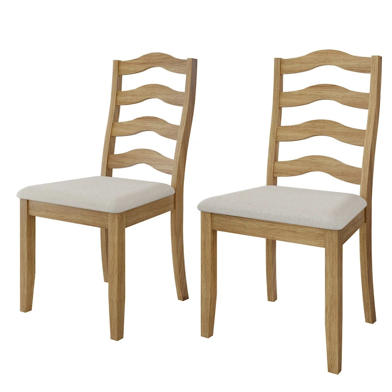 Chaises de salle à manger en bois CraftPorch Sophistique (lot de 2) - Non disponible