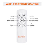 Cadre de lit ajustable ESHINE - Matelas hybride en mousse à mémoire de forme de 35,5 cm (14 pouces) Série 2000