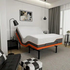 Cadre de lit ajustable ESHINE - Matelas hybride en mousse à mémoire de forme de 35,5 cm (14 pouces) Série 2000