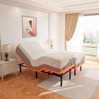 Cadre de lit ajustable ESHINE - Matelas hybride en mousse à mémoire de forme de 35,5 cm (14 pouces) Série 2000