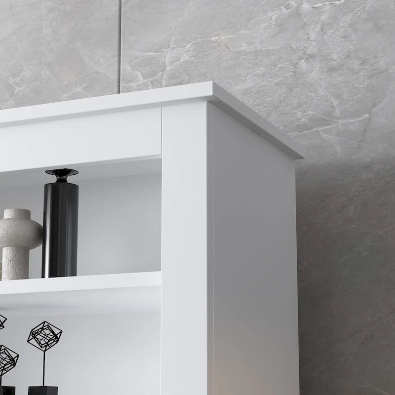 Tête de lit bibliothèque 65Timechee Queen avec éclairage RGB et étagère réglable