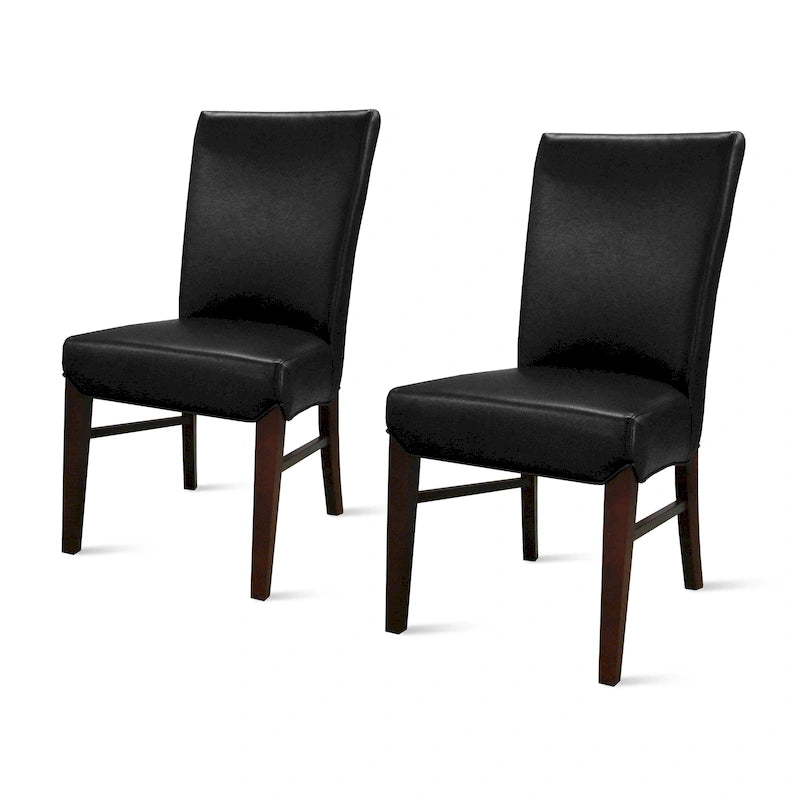 Chaises de salle à manger Milton en cuir reconstitué (lot de 2) - na
