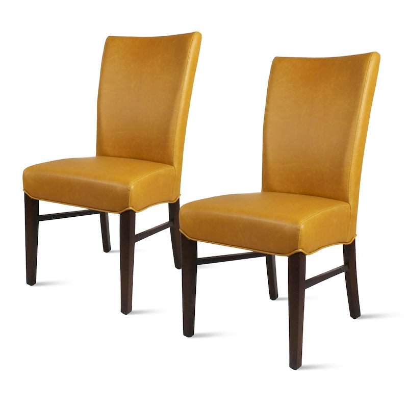 Chaises de salle à manger Milton en cuir reconstitué (lot de 2) - na