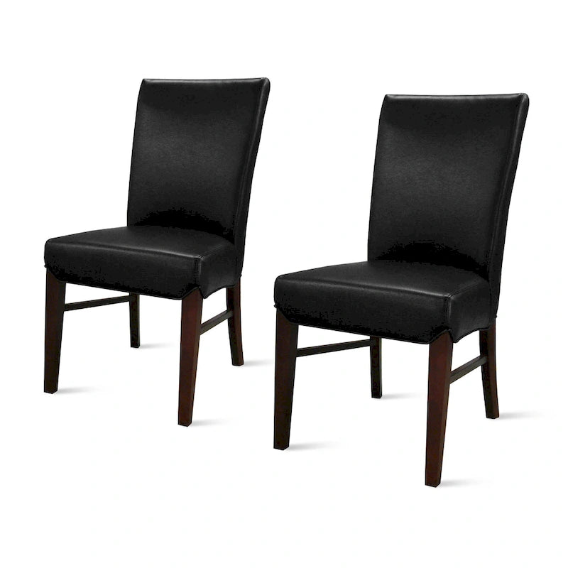Chaises de salle à manger Milton en cuir reconstitué (lot de 2) - na