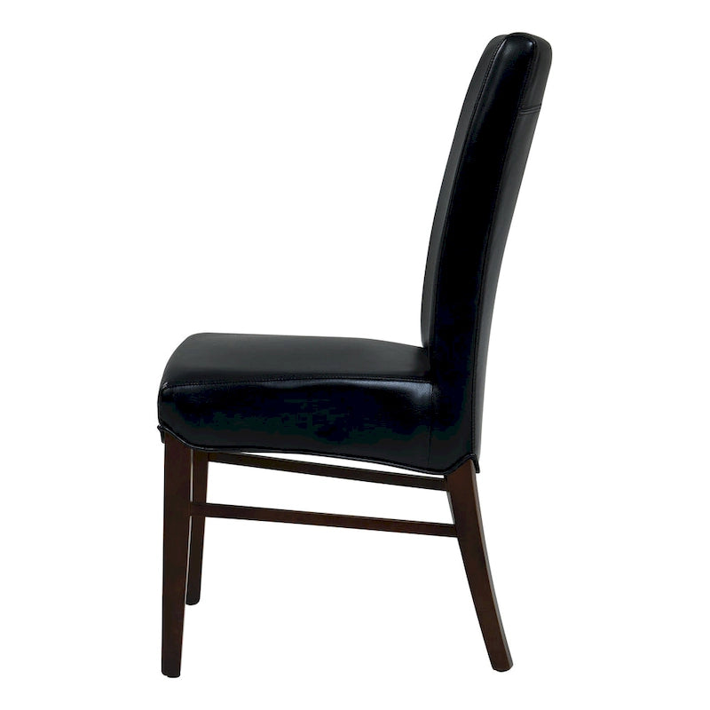 Chaises de salle à manger Milton en cuir reconstitué (lot de 2) - na