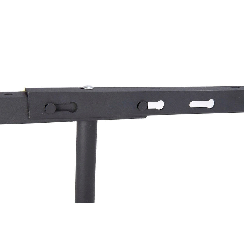 Cadre de lit Queen robuste à 7 pieds avec support central et roue verrouillable