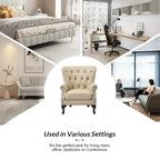 Fauteuil Gerhard en cuir véritable avec garnitures cloutées et coussin amovible (lot de 2) par HULALA HOME