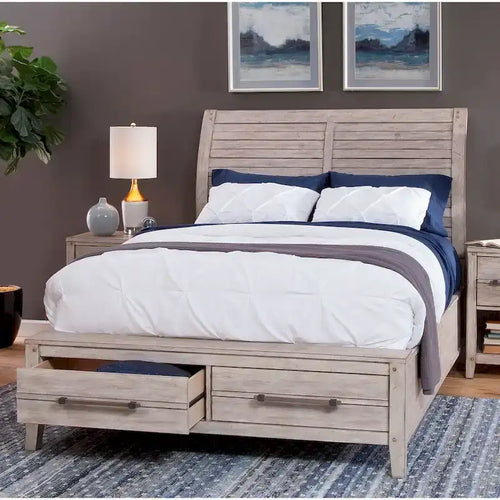 Asher Sleigh Storage Bed