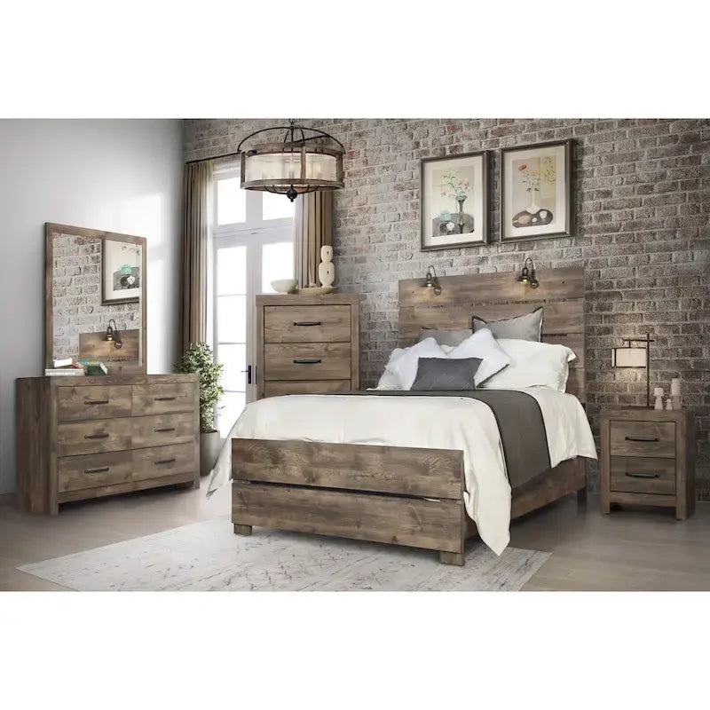 New Classic Furniture Solana Greige 5-piece Bedroom Set