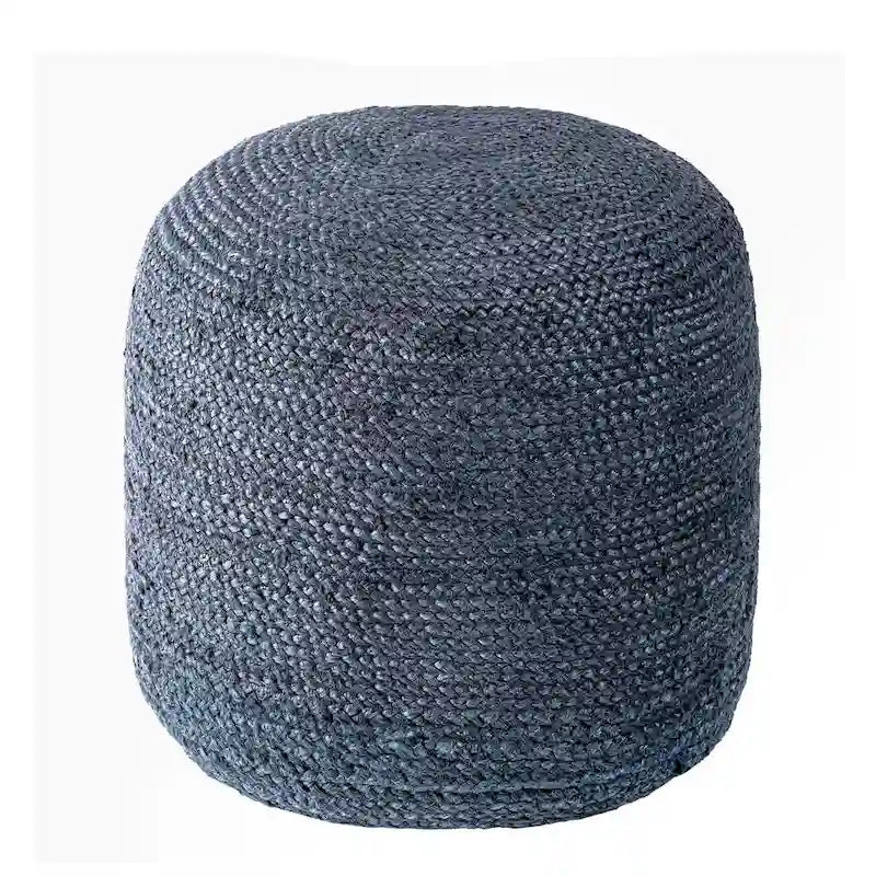 Pouf ottoman Nuloom Bristol en jute tressé solide