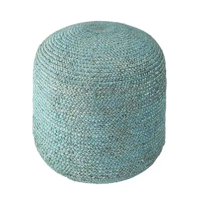 Pouf ottoman Nuloom Bristol en jute tressé solide