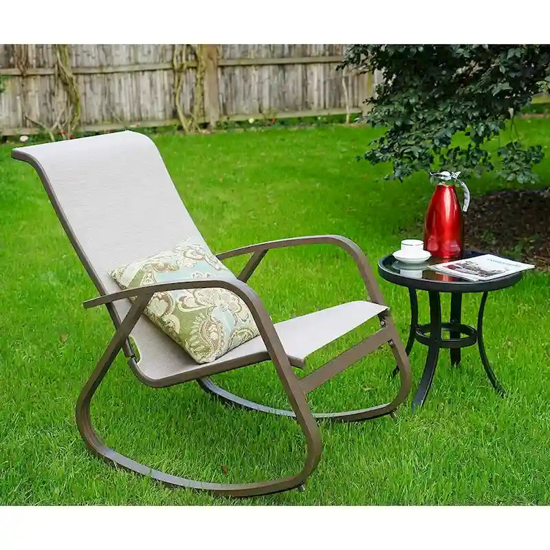 Fauteuil à bascule contemporain d'extérieur Kozyard