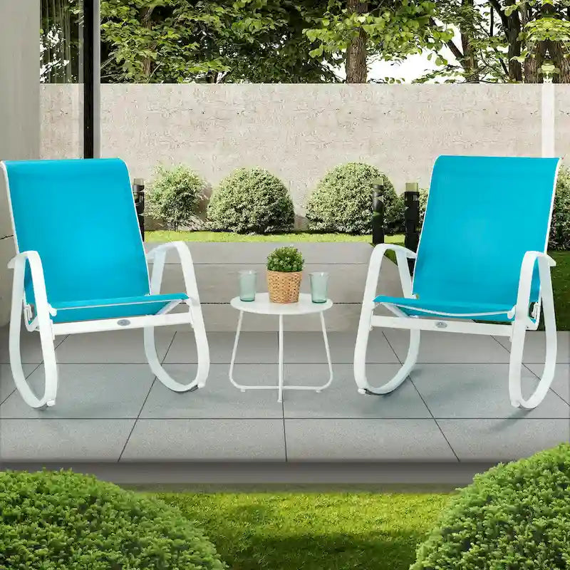 Fauteuil à bascule contemporain d'extérieur Kozyard