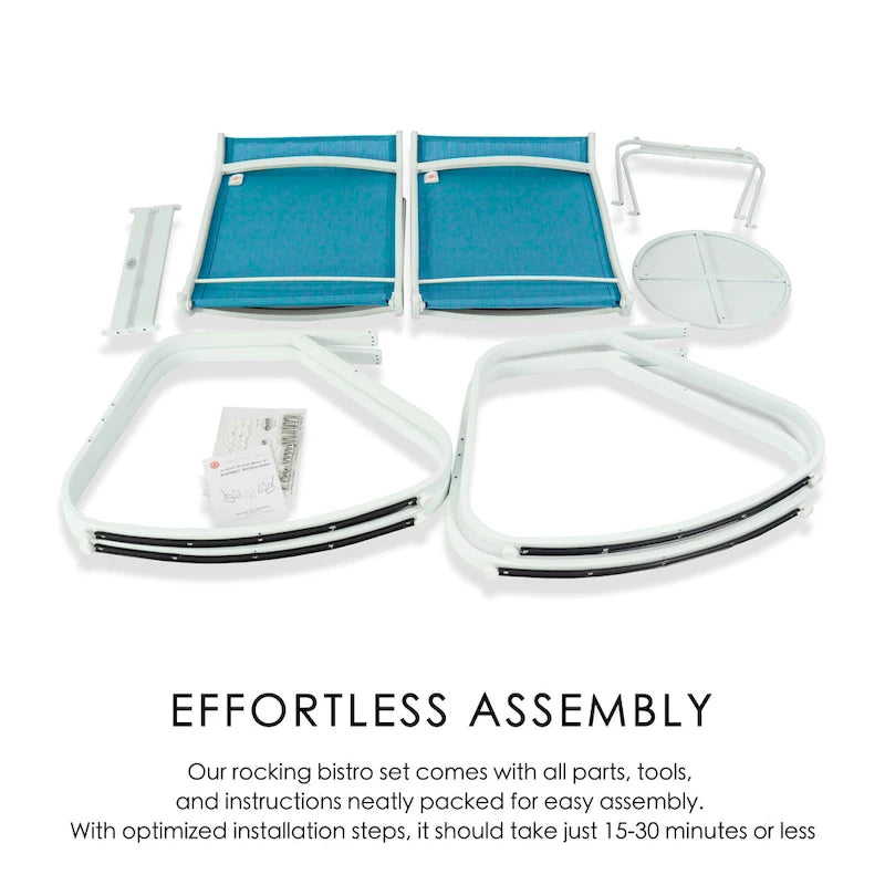 Fauteuil à bascule contemporain d'extérieur Kozyard