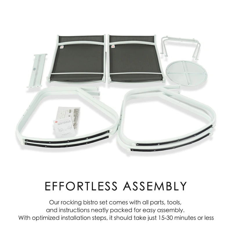 Fauteuil à bascule contemporain d'extérieur Kozyard