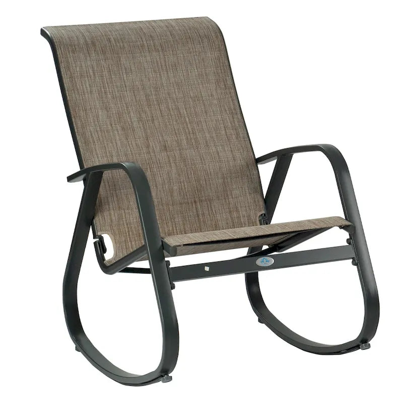 Fauteuil à bascule contemporain d'extérieur Kozyard