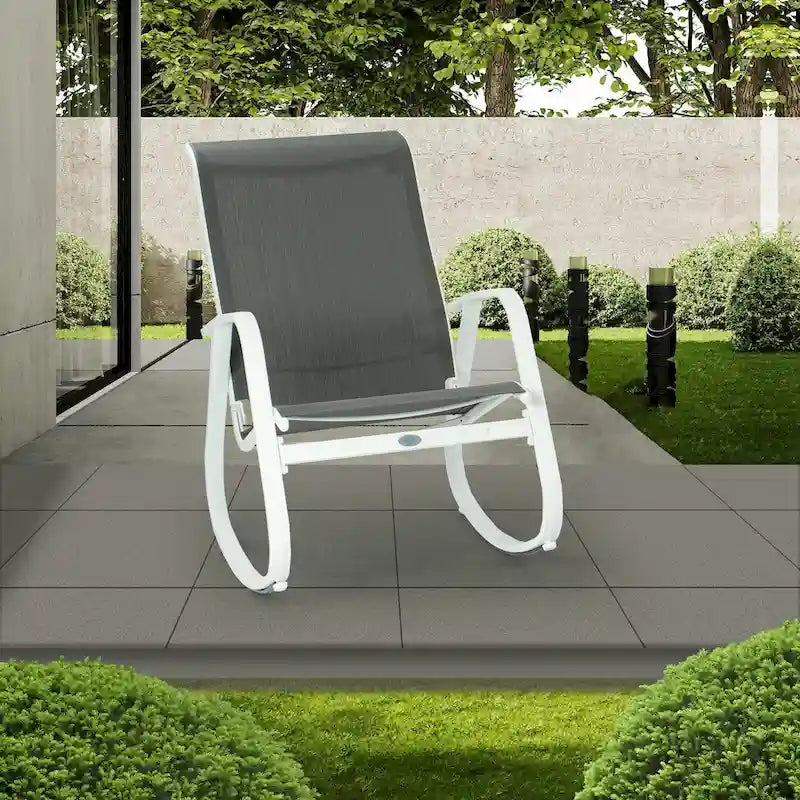 Fauteuil à bascule contemporain d'extérieur Kozyard