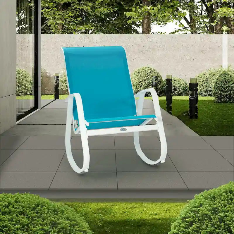 Fauteuil à bascule contemporain d'extérieur Kozyard