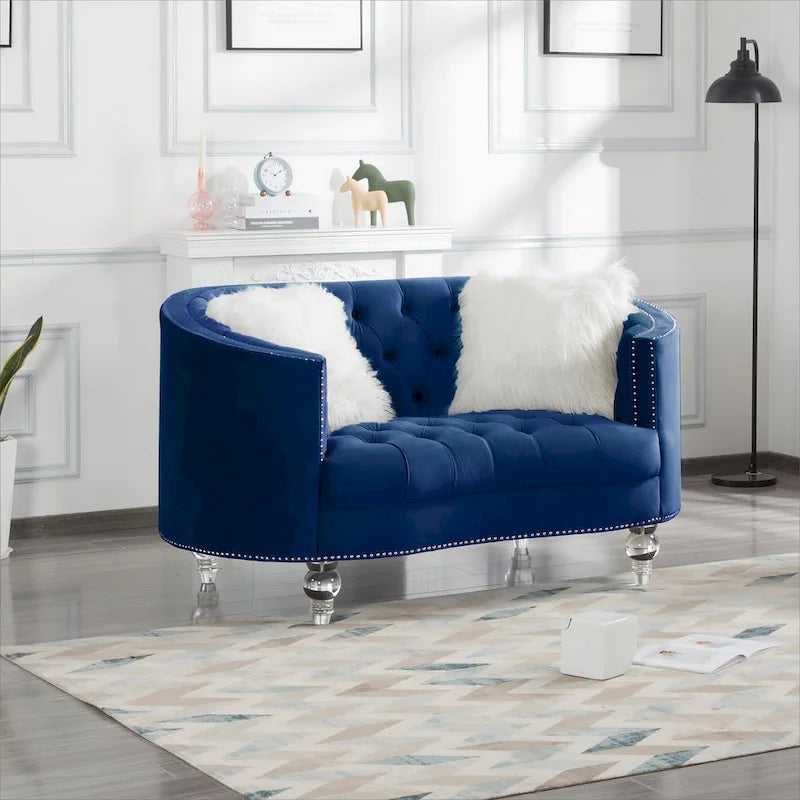 Canapé en velours pour salon