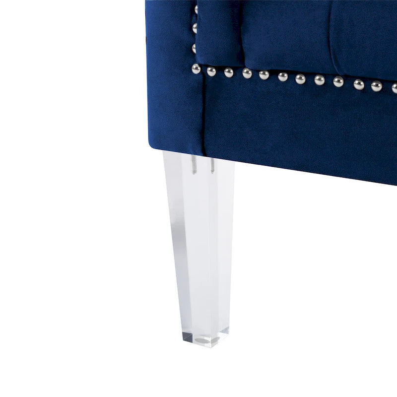 Canapé en velours pour salon