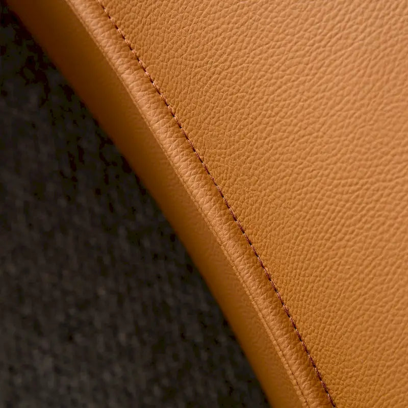 Canapé d'angle en cuir en forme de L avec méridienne, grand canapé de luxe pour salon