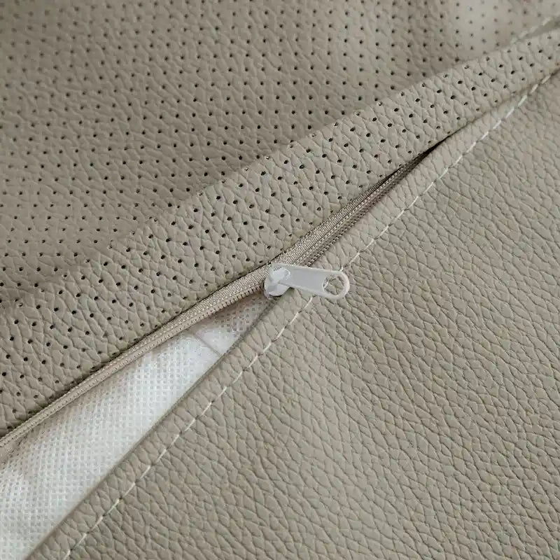 Canapé d'angle en cuir en forme de L avec méridienne, grand canapé de luxe pour salon