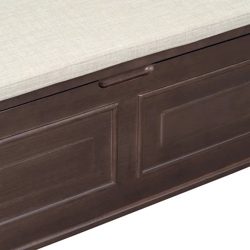 Banc de rangement multifonctionnel pour entrée