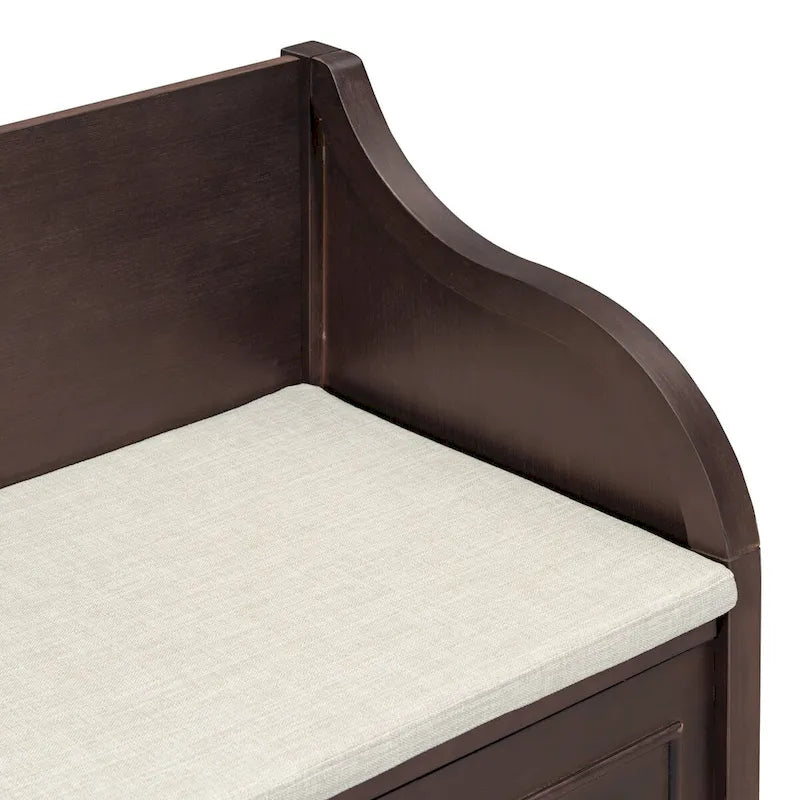 Banc de rangement multifonctionnel pour entrée