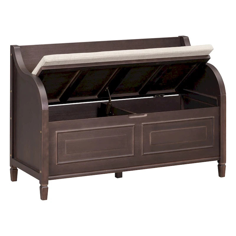 Banc de rangement multifonctionnel pour entrée