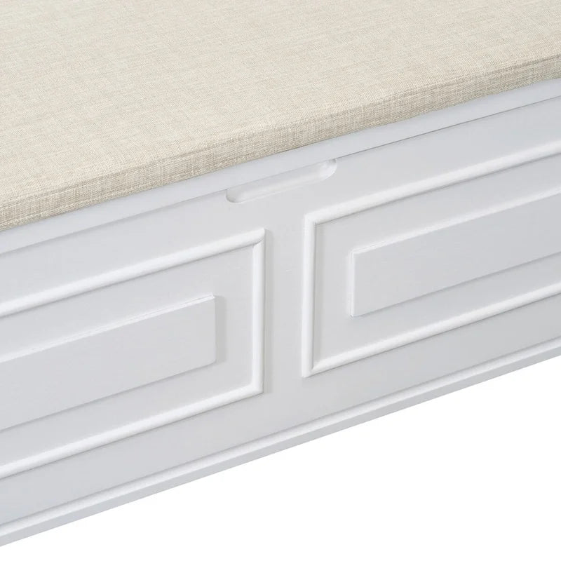 Banc de rangement multifonctionnel pour entrée