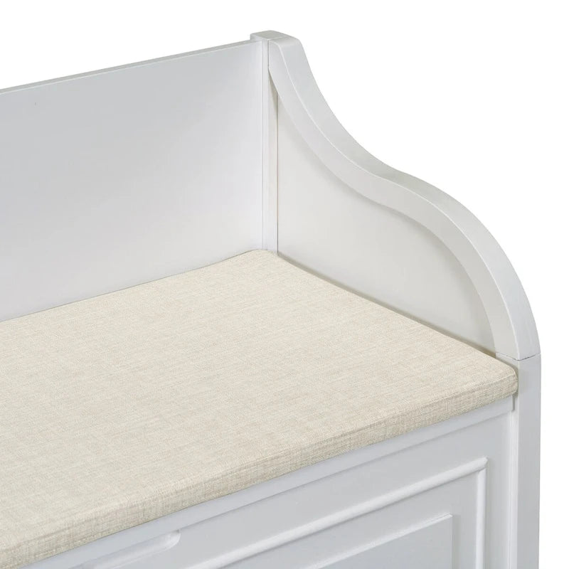 Banc de rangement multifonctionnel pour entrée