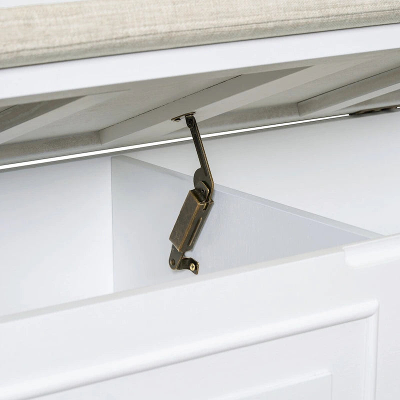 Banc de rangement multifonctionnel pour entrée