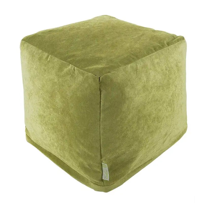 Pouf ottoman cube d'intérieur de la collection Villa de Majestic Home Goods