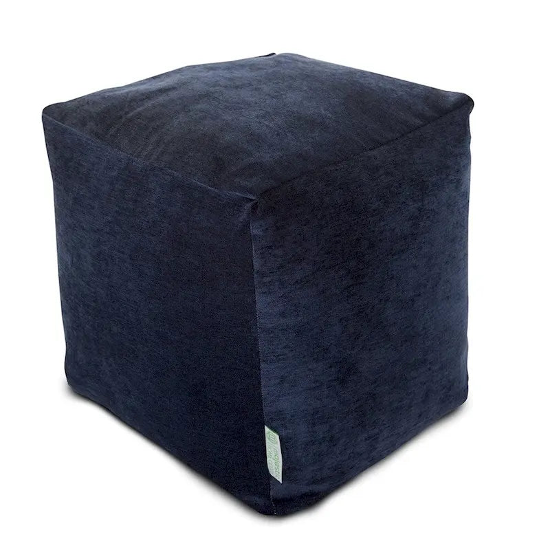 Pouf ottoman cube d'intérieur de la collection Villa de Majestic Home Goods