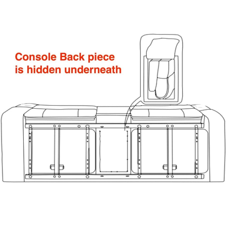 Ensemble de salon inclinable 3 pièces Betsy Furniture en microfibre, comprenant canapé, causeuse et fauteuil.