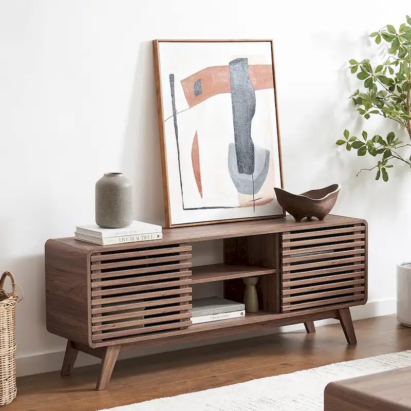 Mopio Ensley 59 Meuble TV haut moderne du milieu du siècle