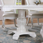 Ensemble de table à manger extensible 9 pièces en bois massif traditionnel Eugene de Furniture of America