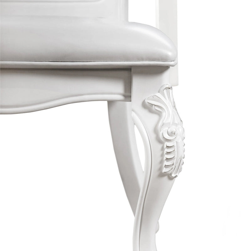 Ensemble de table à manger extensible 9 pièces en bois massif traditionnel Eugene de Furniture of America