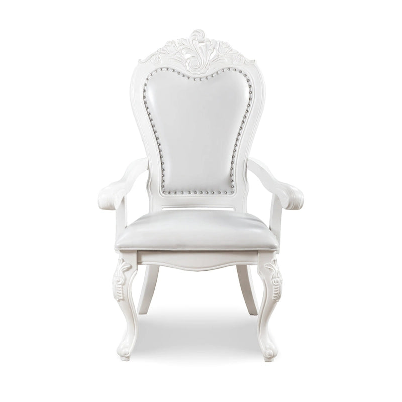 Ensemble de table à manger extensible 9 pièces en bois massif traditionnel Eugene de Furniture of America