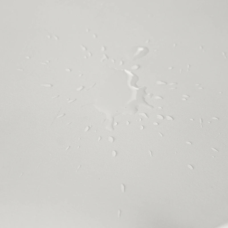 Ensemble moderne de 2 chaises à dossier haut en similicuir beige pour table à manger