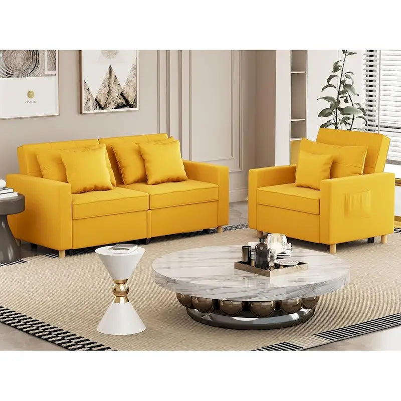 Canapé-lit 3 en 1 AECOJOY, fauteuil-lit double