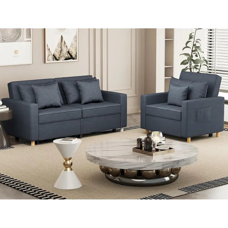 Canapé-lit 3 en 1 AECOJOY, fauteuil-lit double